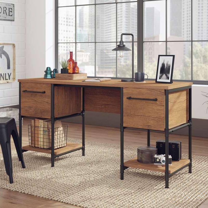 Teknik Iron Foundry Double Pedestal Desk - Work Well HQ