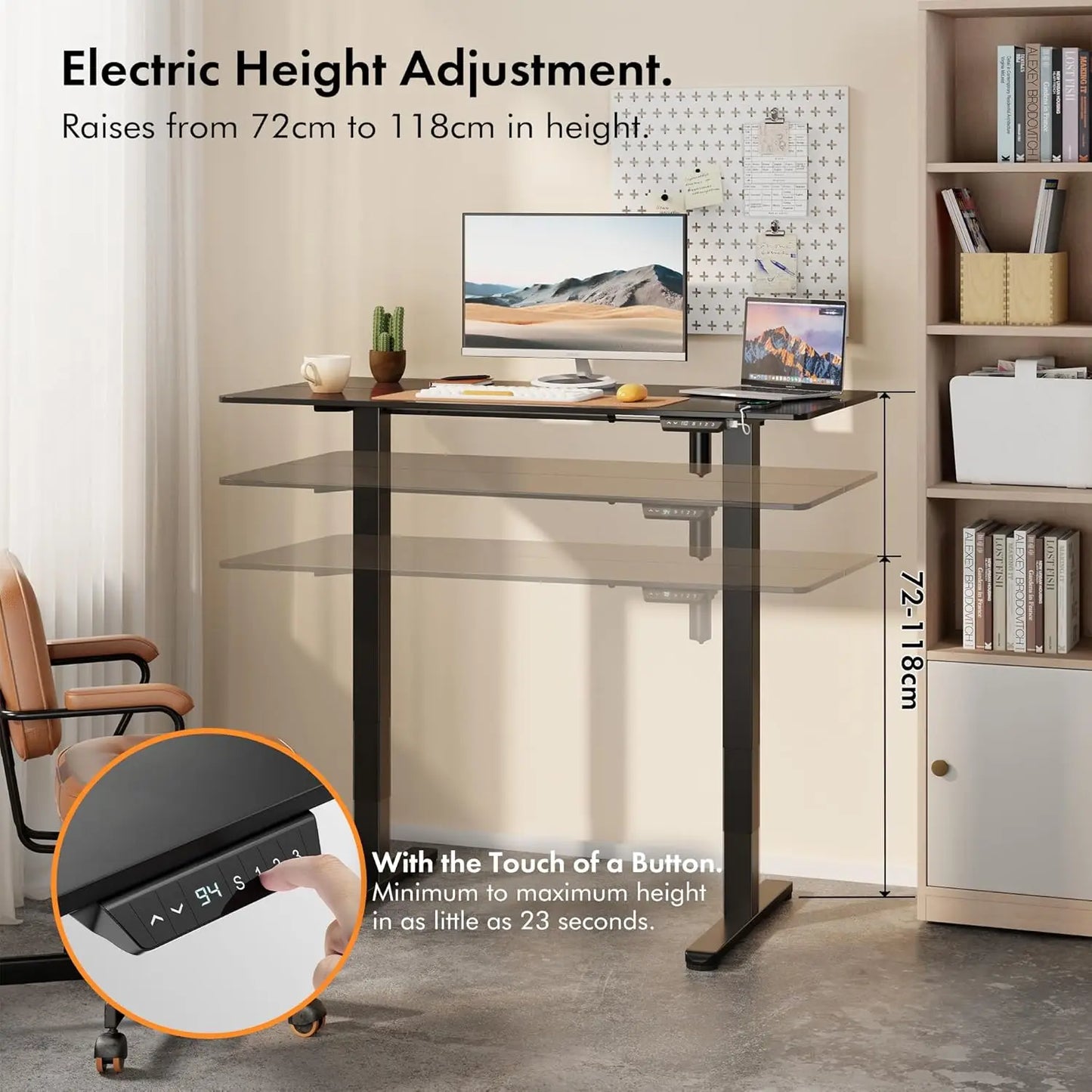 Work Well HQ VonHaus Electric Standing Desk XMSJ